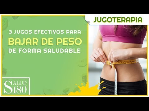 3 Jugos para bajar de peso | Jugoterapia | Salud180
