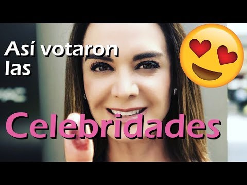 Así votaron las celebridades | ActitudFem