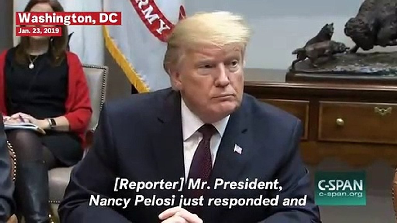 Trump Blames 'Radicalized' Democrats After Pelosi Cancels His State Of The Union Speech