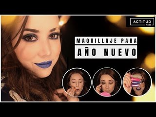 Tutorial: maquillaje para año nuevo en tonos azules