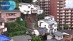Une maison avalée par un glissement de terrain au Japon