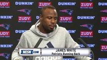 James White Patriots vs. Rams Super Bowl LIII 01/23 Press Conference