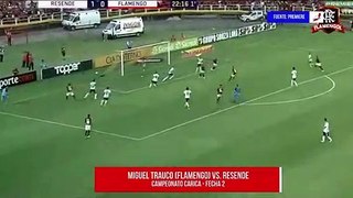 Asistencia de Miguel Trauco vs. Resende