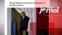 Imprensa internacional esculacha discurso de Bolsonaro em Davos