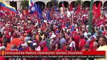 Venezuela'da Maduro Destekçileri Gösteri Düzenledi