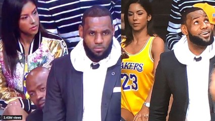 Hot Chick Sitting CLOSE to Lebron James Identified As She Becomes A Viral HIT!