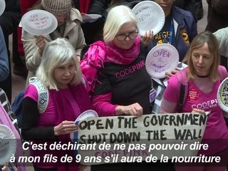USA: des employés fédéraux dénoncent le "shutdown"