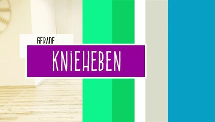 Workout: Übungen für einen flachen Bauch: Knieheben