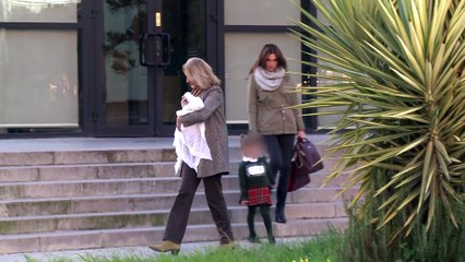 Lourdes Montes acude a una visita rutinaria al hospital con su bebé