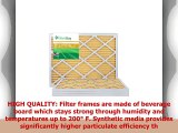 FilterBuy 14x30x1 MERV 11 Pleated AC Furnace Air Filter Pack of 4 Filters 14x30x1  Gold