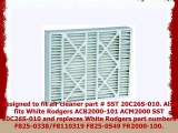 FilterBuy 20x26x5 ElectroAir Replacement AC Furnace Air Filters  AFB Gold MERV 11  Pack