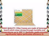 FilterBuy 14x30x1 MERV 11 Pleated AC Furnace Air Filter Pack of 2 Filters 14x30x1  Gold