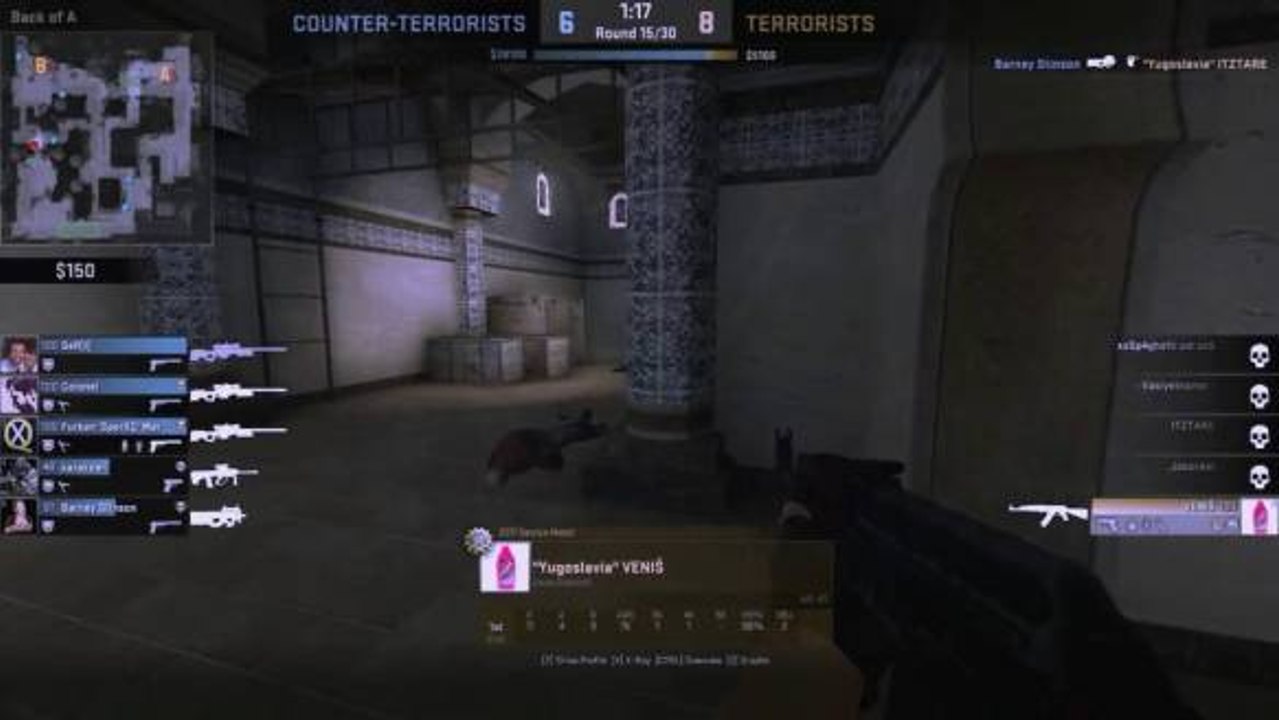 Venis 1vs5 bomb planted