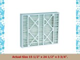 16x25x4 155x245x375 MERV 8 Aftermarket White Rodgers Replacement Filter 2 Pack