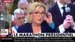 Marine Le Pen  l'invitée de "Punchline" sur CNEWS