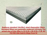 24x30x1 Lifetime Air Filter  Electrostatic Permanent Washable  For Furnace or AC