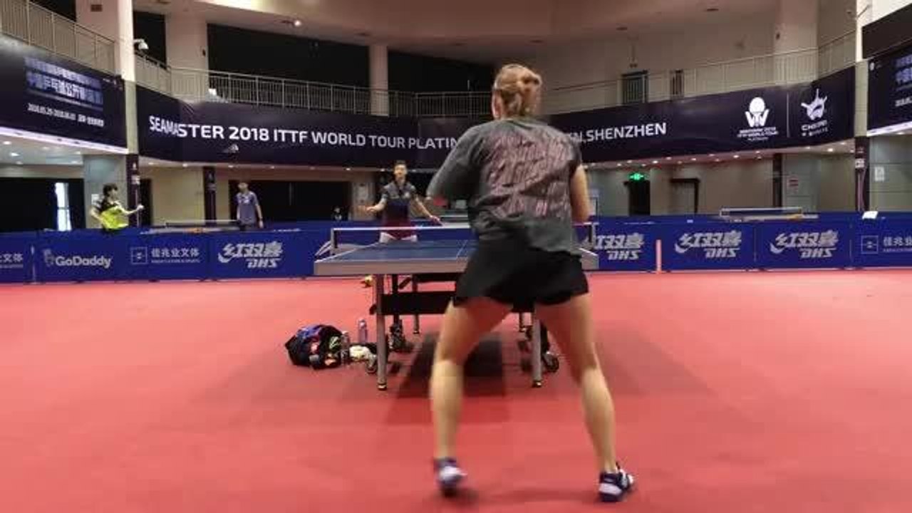 Professional Ping Pong Players Have Intense Match video Dailymotion