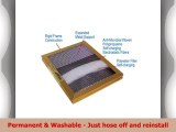 16x24x1 Electrostatic Washable Permanent AC Furnace Air Filter  Reusable  GOLD FRAME