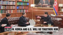 Kim Jong-un receives letter from Trump, says N. Korea and U.S. will go together