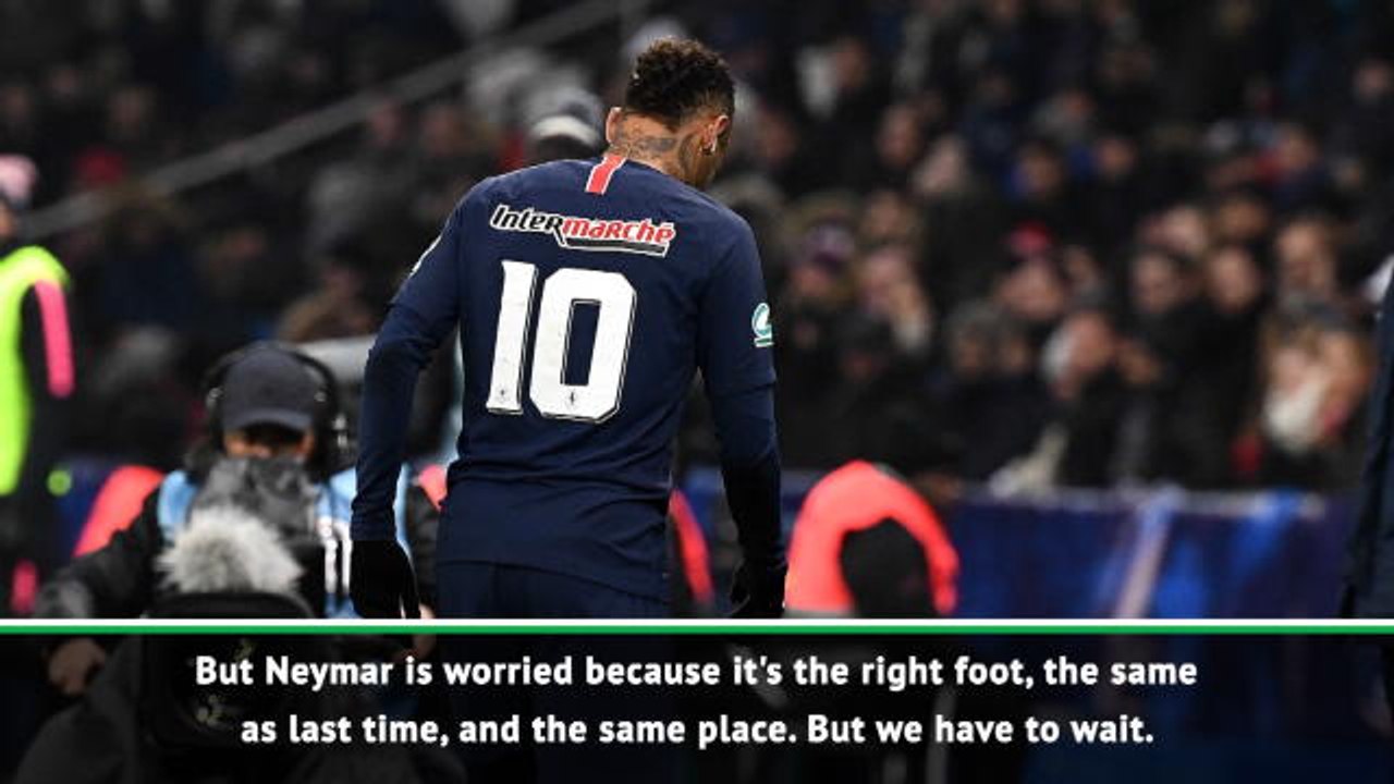 Neymar concerned by ankle injury - Tuchel