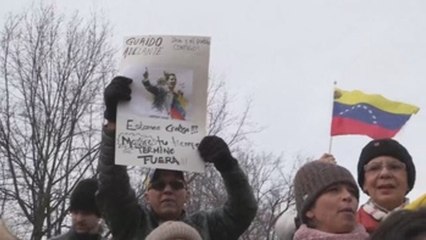 Venezolanos en Washington celebran que Trump legitime a Guaidó como presidente
