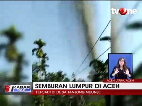 Semburan Lumpur Setinggi 15 Meter Gemparkan Warga Aceh