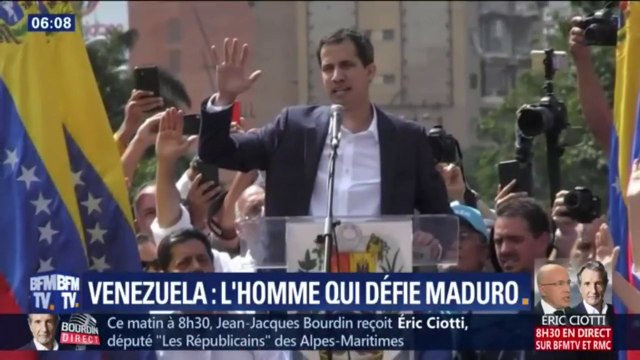 Venezuela: Le chef du parlement s'autoproclame président par intérim et défie Maduro