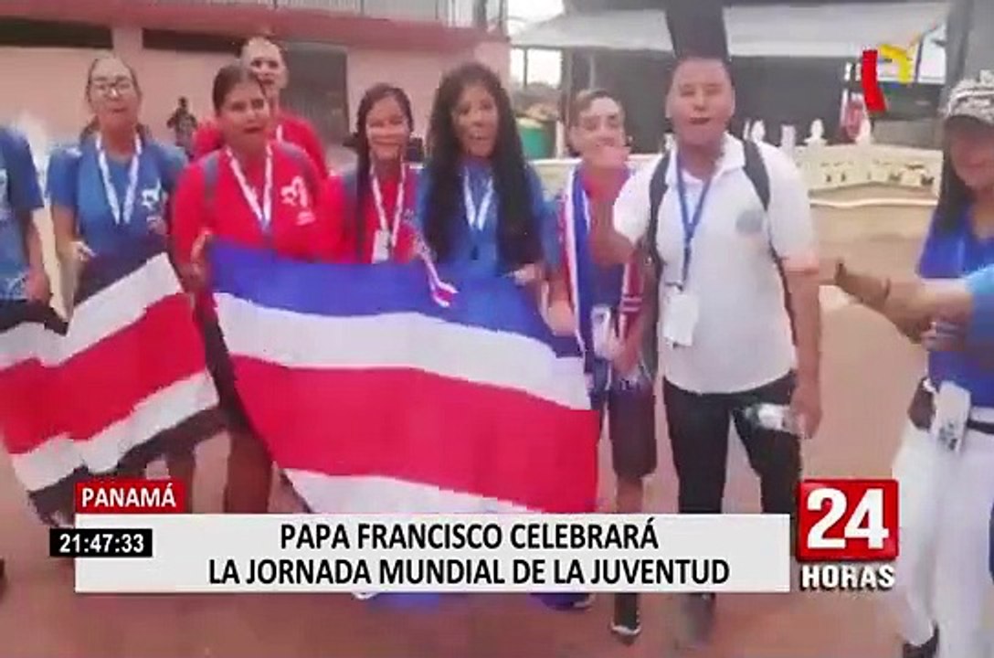 Papa Francisco arribó a Panamá para la Jornada Mundial de la Juventud