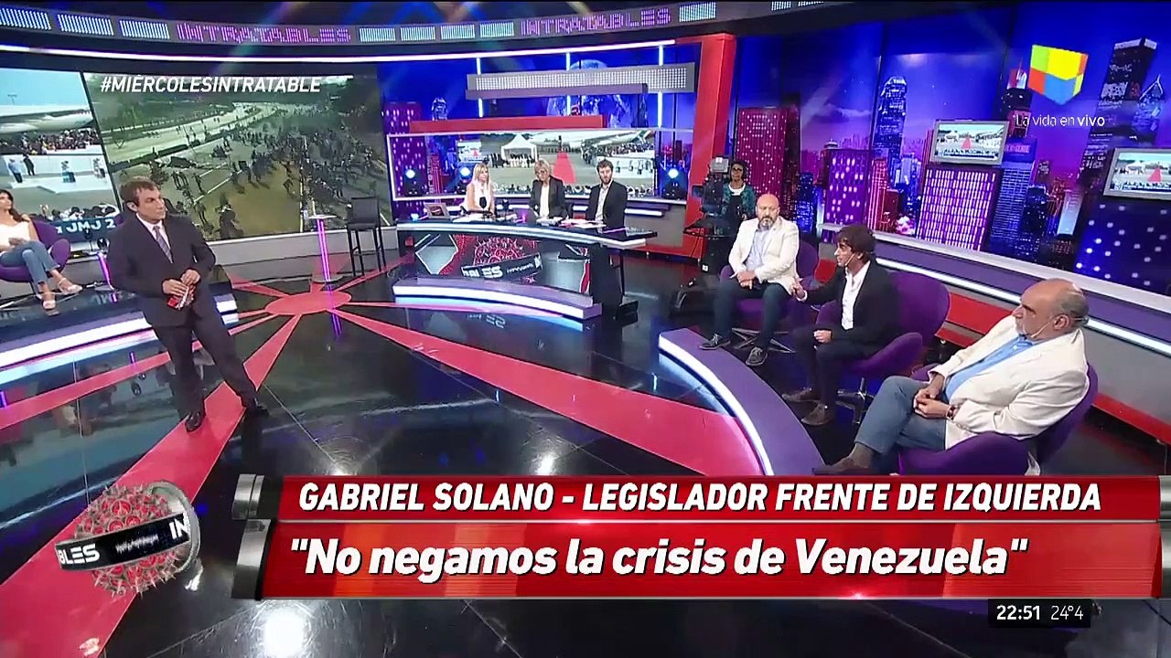 Cruce entre el comunista Jorge Kreyness y el concejal venezolano Oscar Hernández, opositor al chavismo