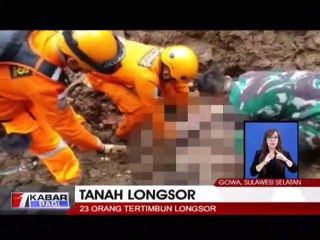 23 Warga di Gowa Tertimbun Tanah Longsor, 18 Masih Hilang