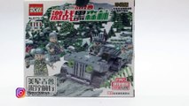 LEGO DOLL Brick World War 2 (1945) Assemble Toys Kids No.D172-1 》Mochatoys UNBOXING and Build  LEGO China