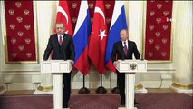 Cumhurbaşkanı Erdoğan ve Putin'den Kritik Zirve Sonrası Ortak Basın Toplantısı
