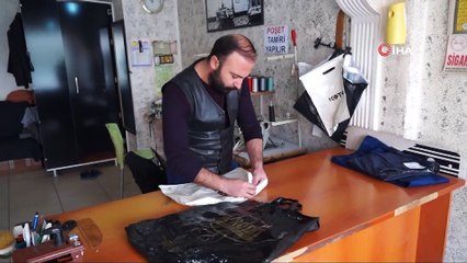 Batmanlı terziden poşet tamiri