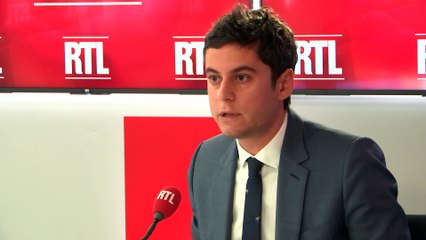 Gabriel Attal était l'invité de RTL ce jeudi 24 janvier