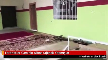 Teröristler Caminin Altına Sığınak Yapmışlar