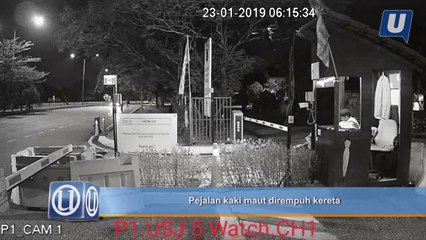 Pejalan kaki maut dirempuh kereta