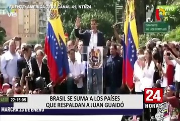 Líderes mundiales respaldaron gobierno interino de Juan Guaidó