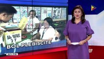 COMELEC: Voter turnout sa unang BOL plebescite, nasa 85%