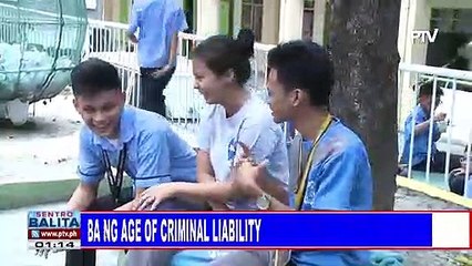 Ilang kabataan, tutol sa pagbaba ng age of criminal liability