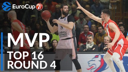 7DAYS EuroCup Top 16 Round 4 MVP: Bojan Dubljevic, Valencia Basket