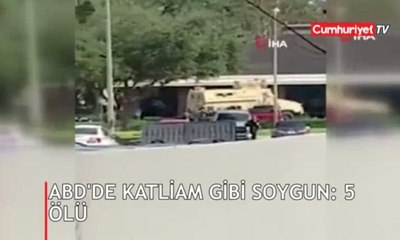 ABD'de katliam gibi banka soygunu: 5 ölü