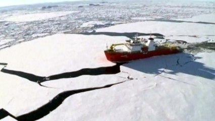 아라온호, 고립된 중국의 남극조사단 24명 구조 / YTN