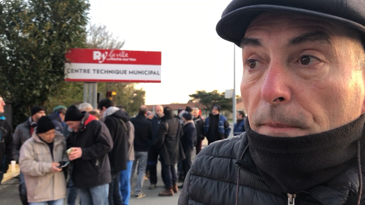 Débrayages au centre technique municipal