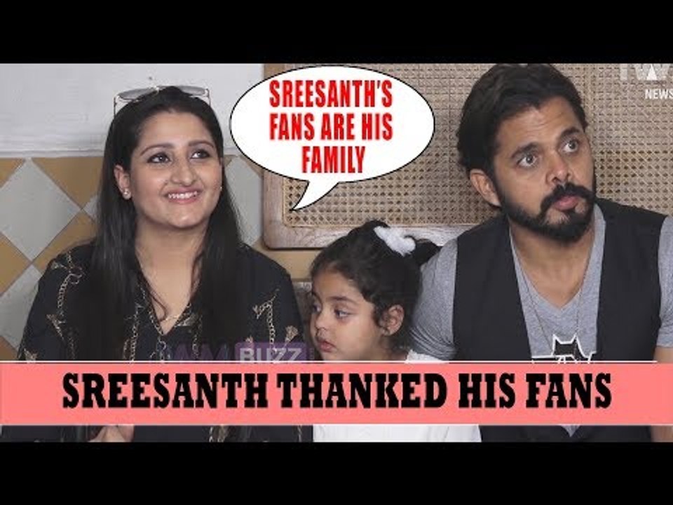 Sreesanth shows gratitude towards fans