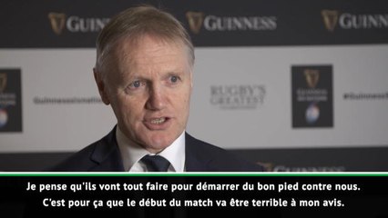 VI Nations - Schmidt : "Je m'attends à un match incroyablement intense"
