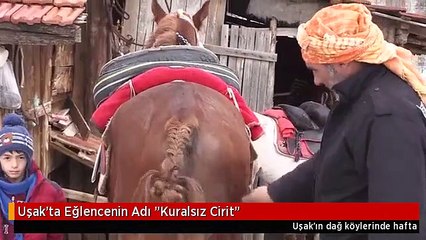 Uşak'ta Eğlencenin Adı "Kuralsız Cirit"