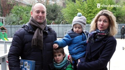 Inauguration de l'école Simone-Veil  à Vincennes