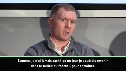 Angleterre - Scholes : "Revenir dans le football pour entraîner"