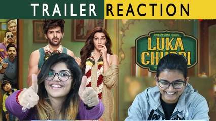 Luka Chuppi Trailer Reaction | Kartik Aaryan, Kriti Sanon, Dinesh Vijan, Laxman Utekar |