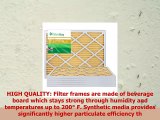 FilterBuy 14x30x1 MERV 11 Pleated AC Furnace Air Filter Pack of 6 Filters 14x30x1  Gold